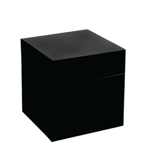 Caixa Multiuso C/ Tampa Liso Preto (6110-T) Un Kid-Art