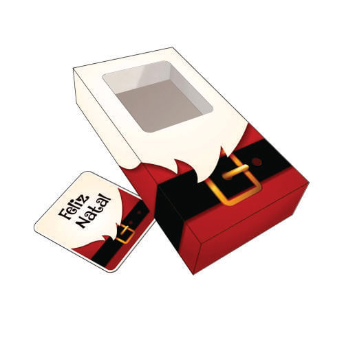 Caixa Barra De Chocolate Cinto Noel (1948) C/ 3 Un Erika