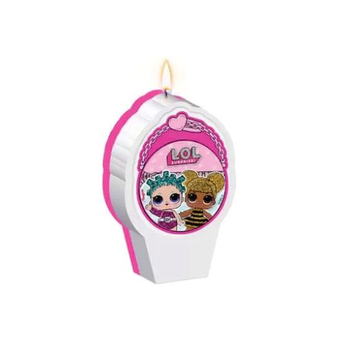 Vela Plana Adesivada Lol Regina