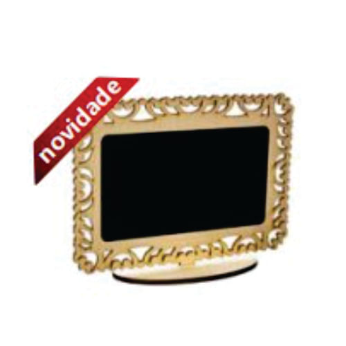 Mini Quadro Negro De Mesa Retangular Fox Import