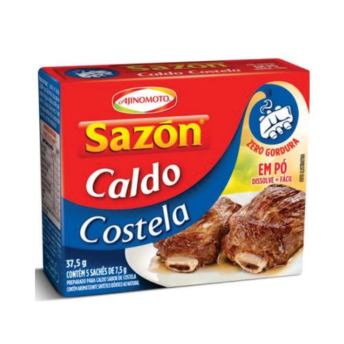 Caldo Costela 37,5 Gr Sazon Ajinomoto