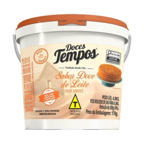 Doce De Soro De Leite Bd 9,8 Kg Tempos