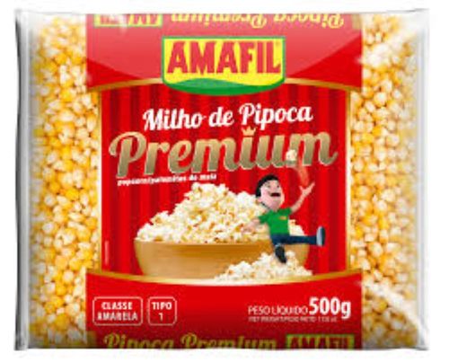 Milho P/ Pipoca Premium 500 Gr Amafil