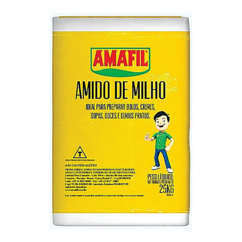 Amido De Milho 25 Kg Amafil
