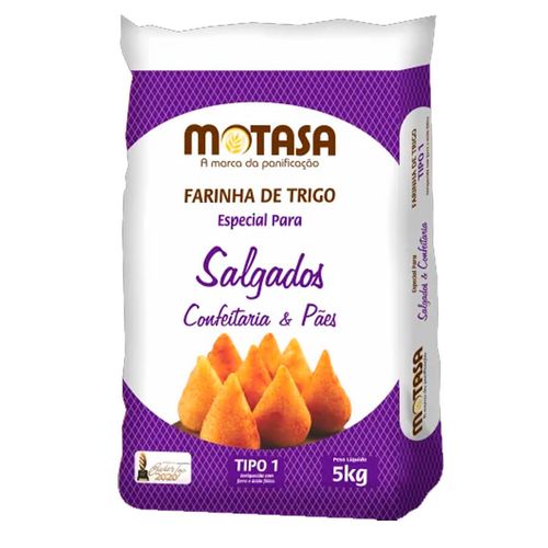 Farinha De Trigo Salgados 5 Kg Motasa