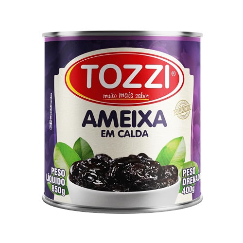 Ameixa Em Calda Lata 400 Gr Tozzi