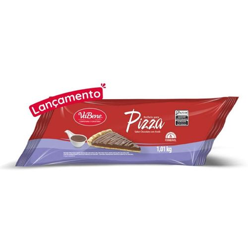 Recheio Pizza Forneavel Chocolate C/ Avelã Bag 1,01 Kg Vabene