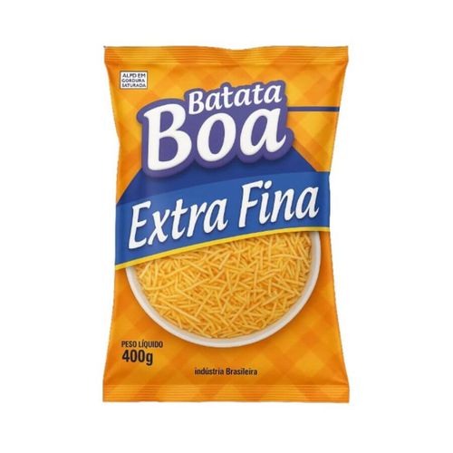 Batata Palha Extra Fina 400gr Boa