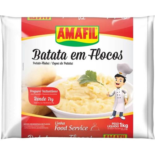 Batata Em Flocos 1 Kg Amafil
