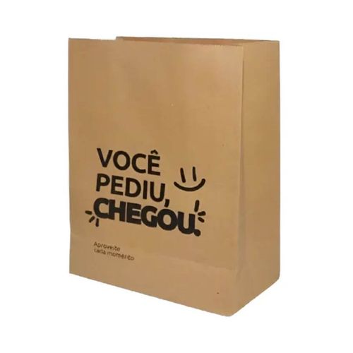 Saco Delivery Sos 7,5 Kg Tam P Pediu Chegou 18x12x32cm C/ 50 Un