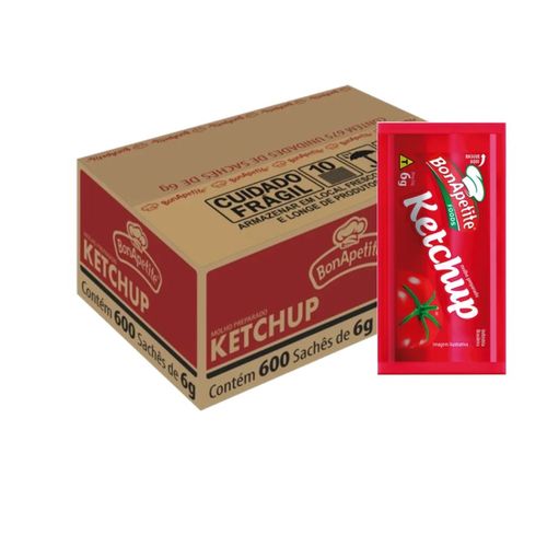 Ketchup Sachet 600x6 Gr Bonapetite Lanchero