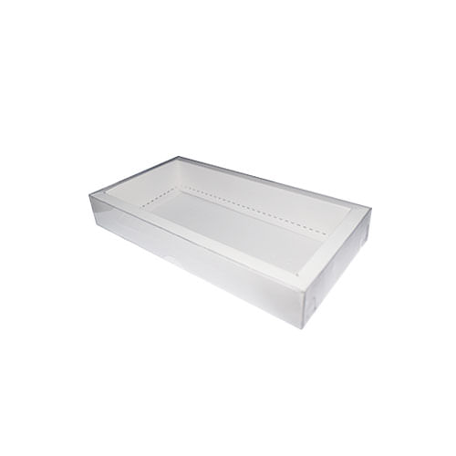 Caixa Ret. C/ Borda 11x21x3 Branca C/ 5 Un Crystal For