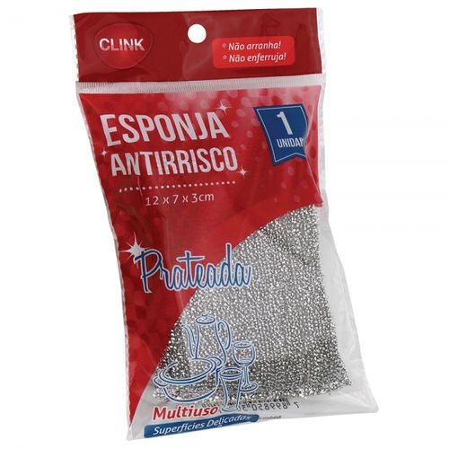 Esponja Anti-Risco 12x7x3 Cm (Ck1170) Clink