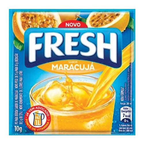 Refresco Em Pó Maracuja 15x15gr Fresh