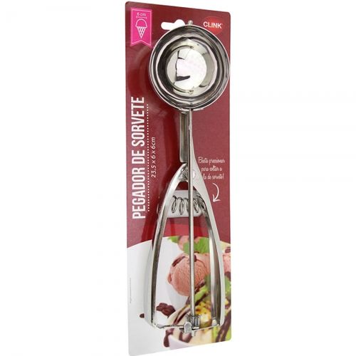 Colher De Sorvete Inox 23,5x6 Cm (Ck1916) Clink