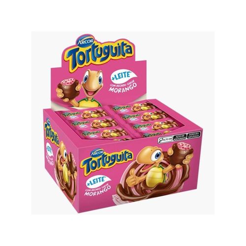 Chocolate Tortuguita Morango 24x15,5 Gr Arcor