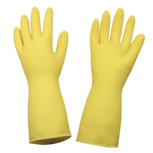 Luva Latex Multiuso Amarela G Inoven