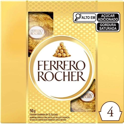 Bombom Ferrero Rocher C/ 4 Un