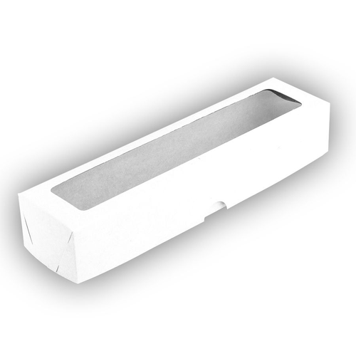 Caixa Retangular 5,5x23x4 Branca Visor (S13) C/ 10 Un Assk