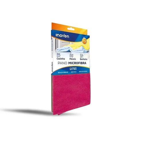Pano Microfibra Rosa 40x60mt Un Inoven