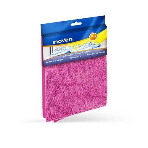 Pano Microfibra Rosa 40x60mt Un Inoven