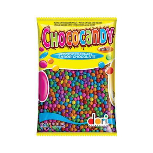 その他 Candy Chococandy Pastilha Conf. Colorido 500 Gr Dori