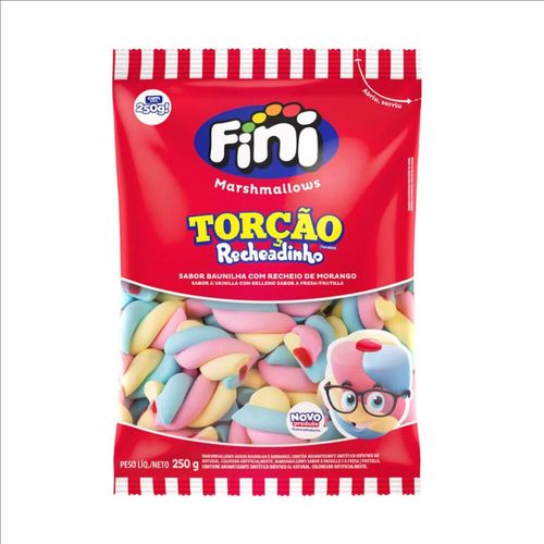Marshmallow Recheado Torção 250 Gr Fini