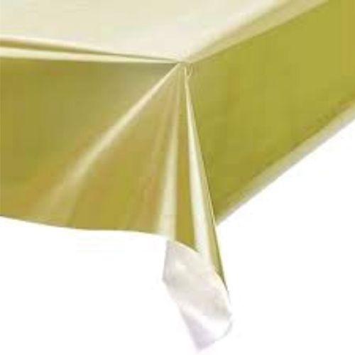 Toalha De Mesa Plastica 80x80 Cm Dourado Abaplast