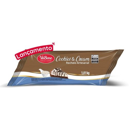 Recheio Creme Cookies & Cream Bag 1,01 Kg Vabene