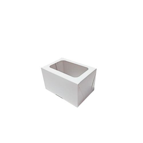 Caixa Retangular 7x10x6 Branca Visor Pct C/ 10 Un Crystal For