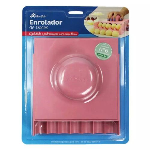 Enrolador De Doces Rosa 8g Bluestar
