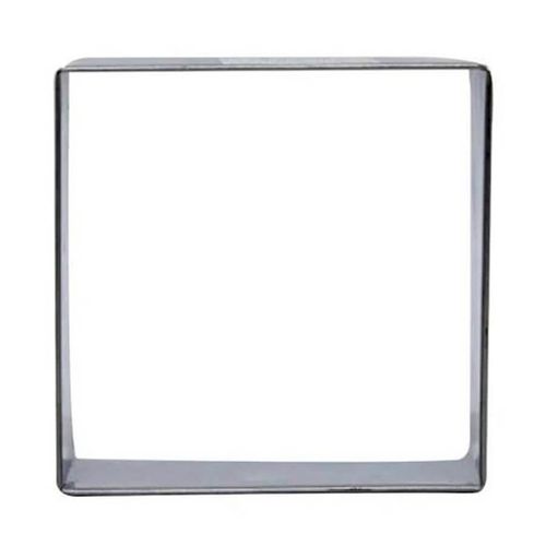 Aro Cortador Quadrado 8x8x4 Cm Rr Cortadores