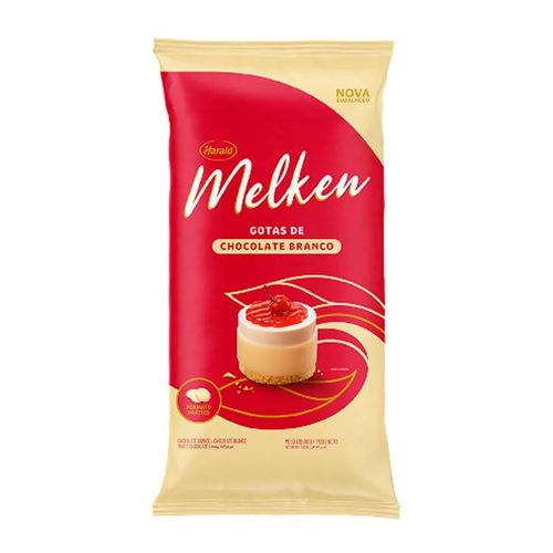 Chocolate Melken Branco Gotas 2,05 Kg Harald