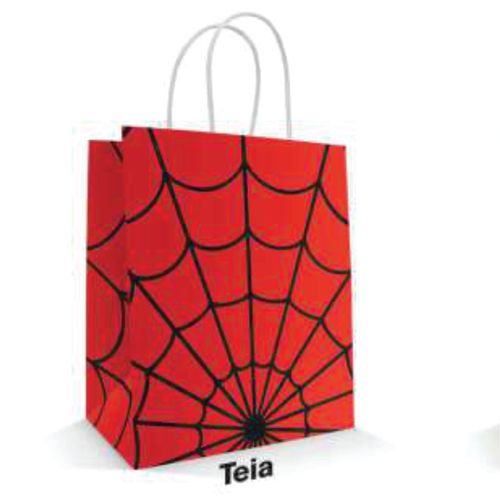Sacola Papel Teia De Aranha 18x09x22 C/ 10 L E L
