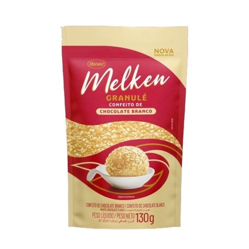 Granule Chocolate Branco Melken 130 Gr Harald