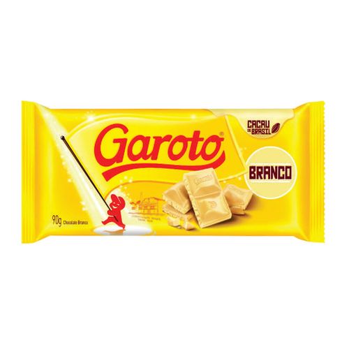 Barra De Chocolate Branco 80 Gr Garoto