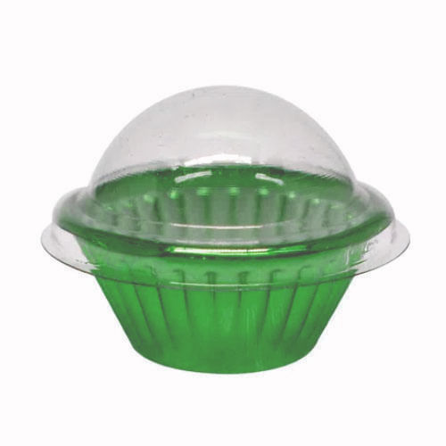 Embalagem Individual  P/ Docinho Candy Cup Verde Metalizado C/ 24 Un Flip